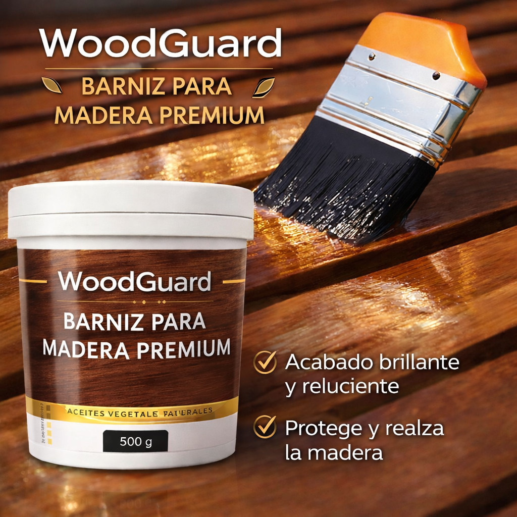 🪵 2X1 WoodGuard® Barniz Protector Premium