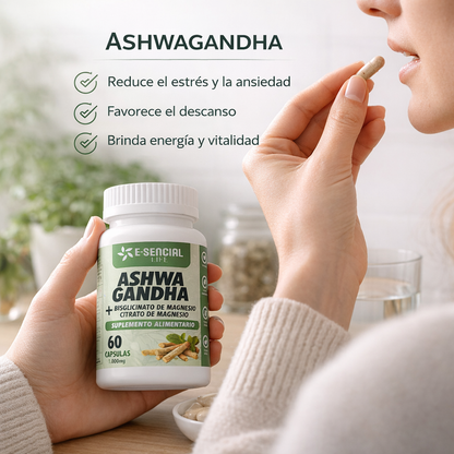 Ashwagandha® Equilibrio natural para tu mente y tu descanso 🌿