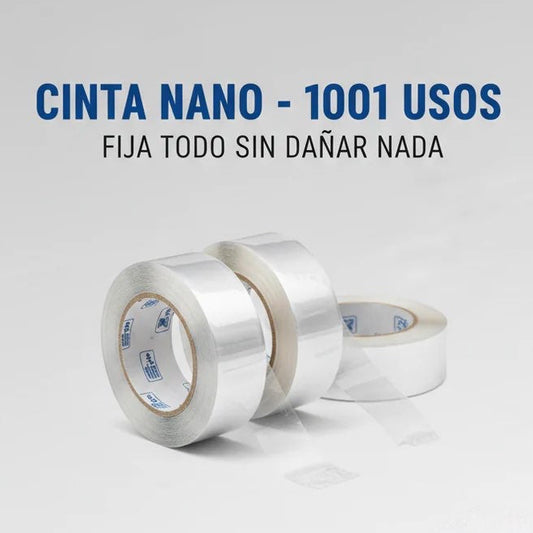 ✨ Cinta Nano La Solución para Fijar Sin Dañar 3X1 ✨ 15 mts Total