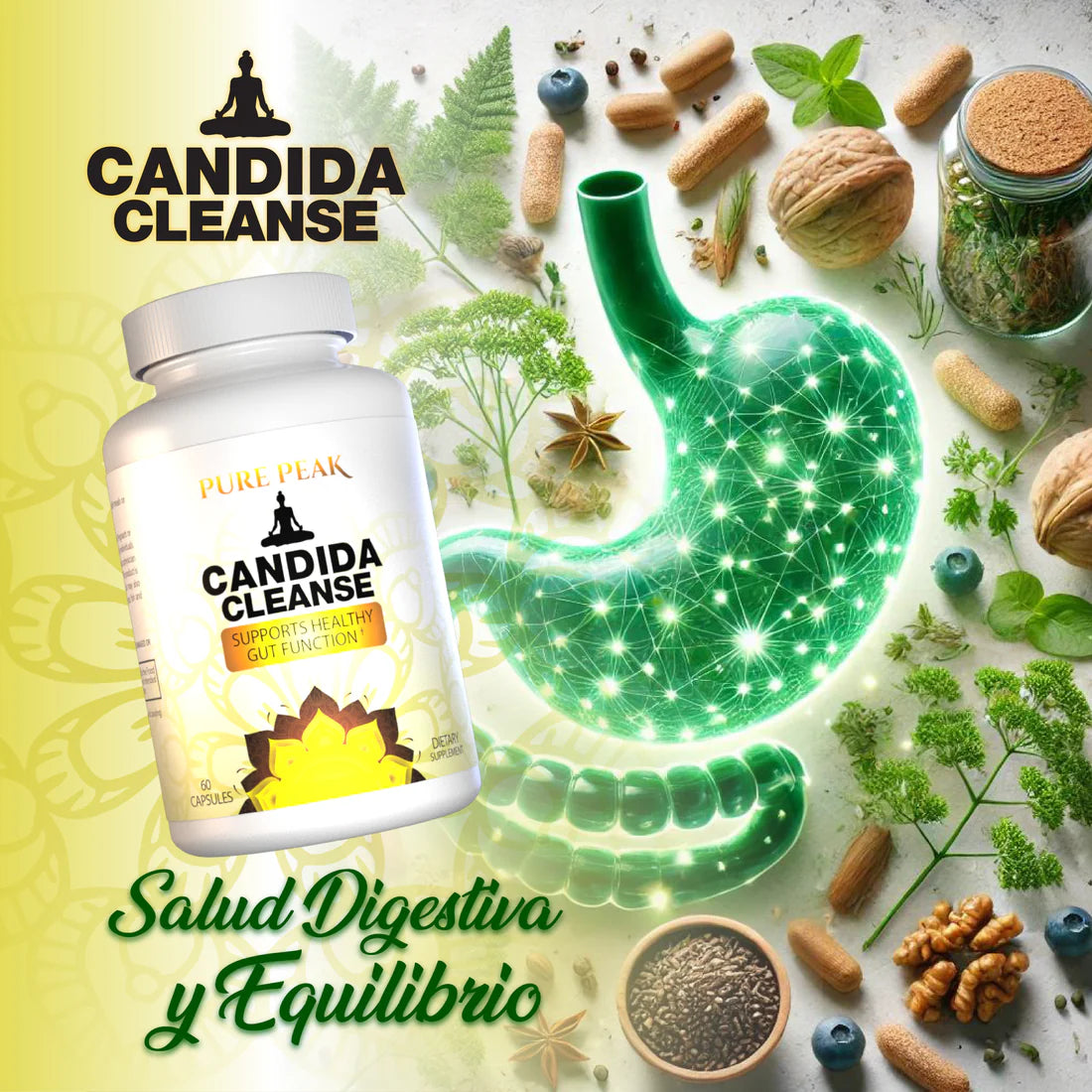 Candida Cleanse | Equilibrio digestivo 🌿